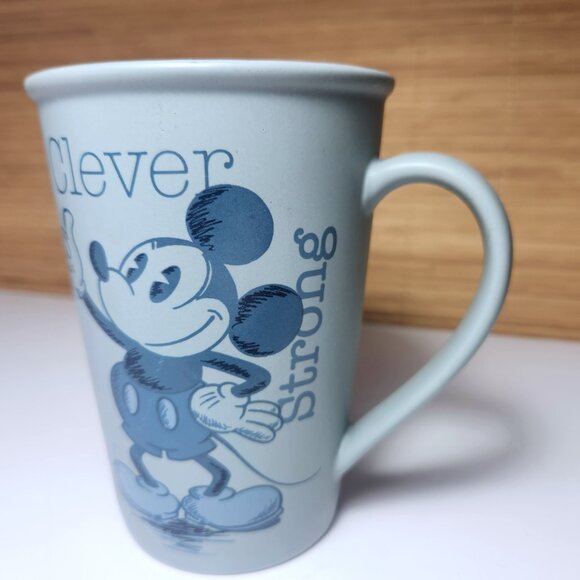 Mickey Mouse Coffee Mug Cup Clever Strong Smart Brave Walt Disney World 10 oz - Picture 4 of 9